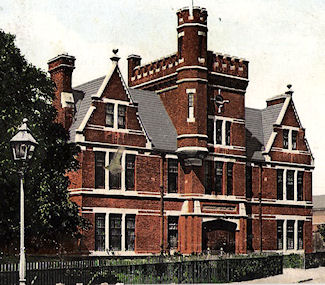Extract from postcard of Gosport drill hall 